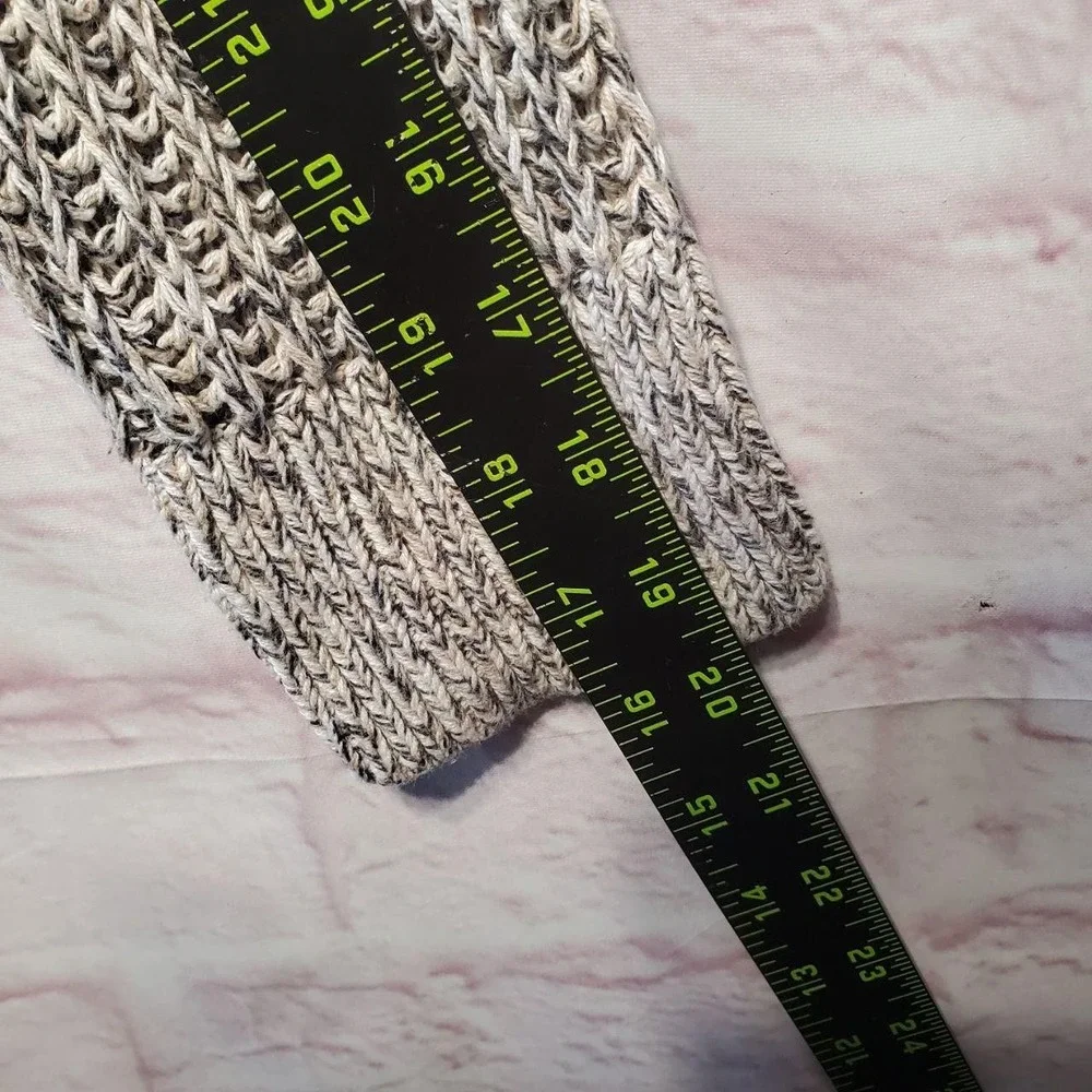 American Eagle Outfitters Cardigan Sweater Womens Small Beige Marled Knit Button